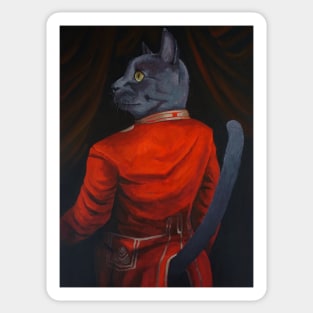 Cat In Suit - Henry 2 Sticker